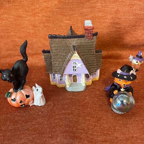 Halloween Haunted House Mini Miniatures Set (#6) - Picture 1 of 9